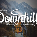 Downhill Font - Featured Image