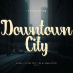 Downtown City Font - Featured Image