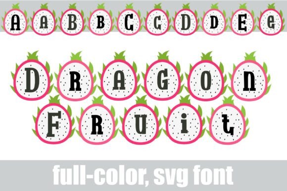 Dragon Fruit Font - Featured Image
