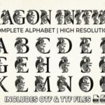 Dragon Initials Font - Featured Image