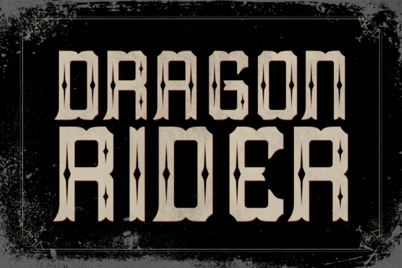 Dragon Rider Font - Featured Image