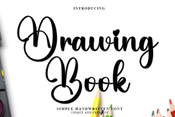 Drawing Book Font - Featured Image