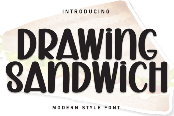 Drawing Sandwich Font - Featured Image