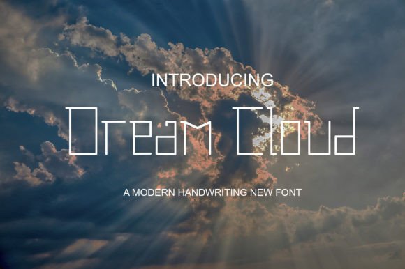 Dream Cloud Font - Featured Image