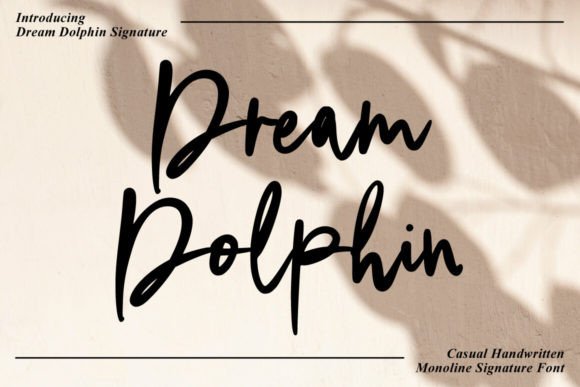 Dream Dolphin Font - Featured Image