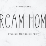 Dream Home Font - Featured Image