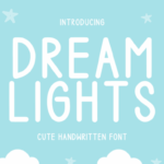 Dream Lights Font - Featured Image