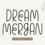 Dream Mergan Font - Featured Image
