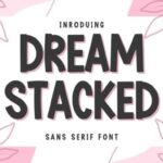 Dream Stacked Font - Featured Image