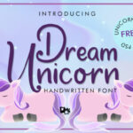 Dream Unicorn Font - Featured Image