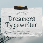 Dreamers Typewriter Font - Featured Image