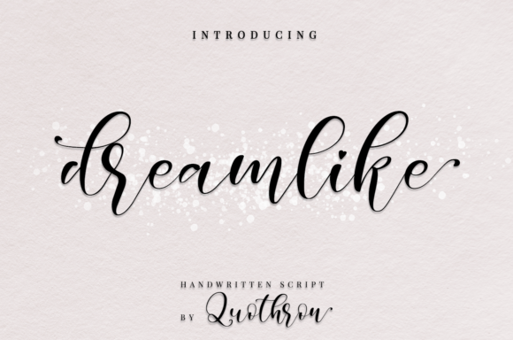 Dreamlike Script Font - Featured Image