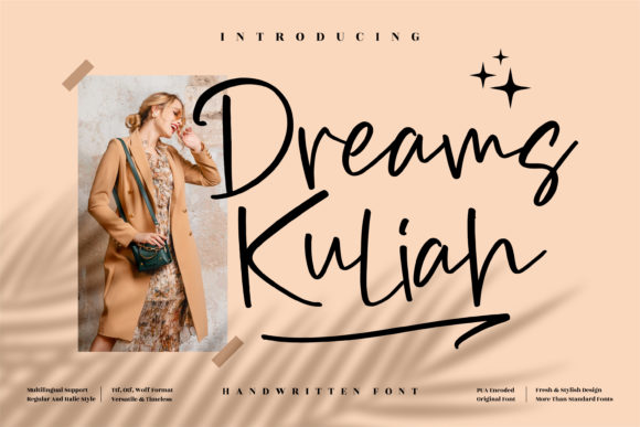 Dreams Kuliah Font - Featured Image