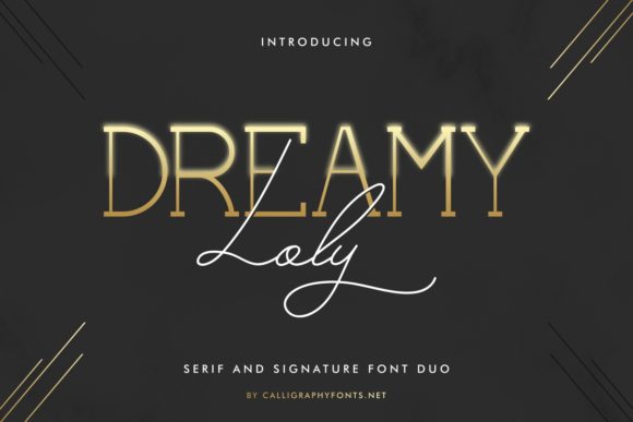 Dreamy Loly Font - Featured Image