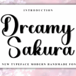 Dreamy Sakura Font - Featured Image