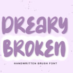 Dreary Broken Font - Featured Image