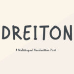 Dreiton Font - Featured Image