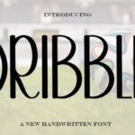 Dribble Font - Featured Image