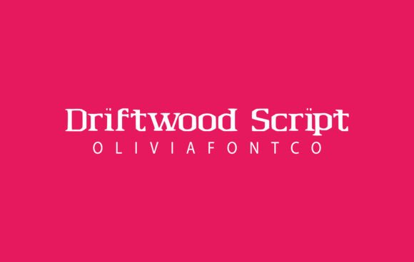 Driftwood Script Font - Featured Image