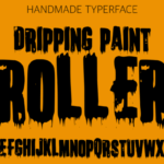 Dripping Paint Roller Font - Featured Image