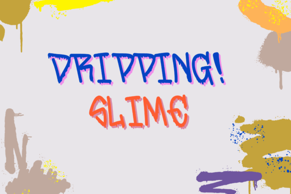 Dripping Slime Font - Featured Image