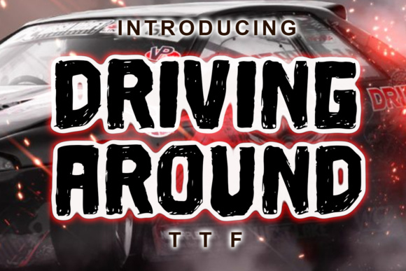 Driving Around Font - Featured Image
