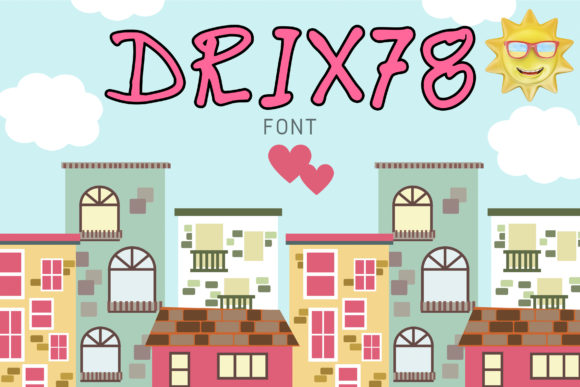 Drix 78 Font - Featured Image