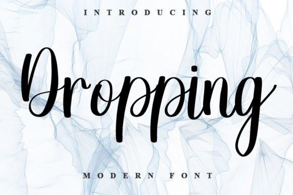 Dropping Font - Featured Image