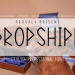 Dropshipe Font - Featured Image