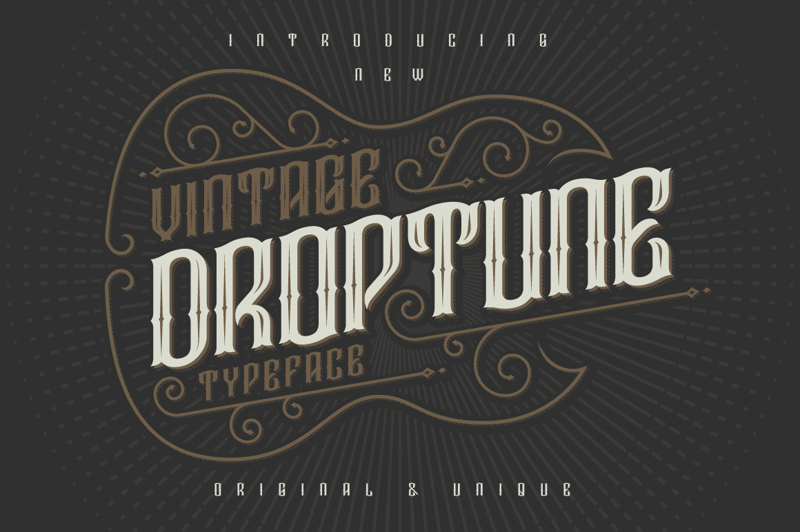 Droptune Font - Featured Image