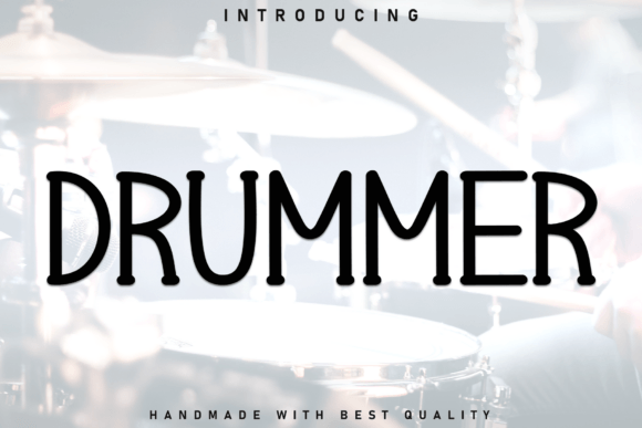 Drummer Font - Featured Image