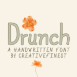 Drunch Font - Featured Image