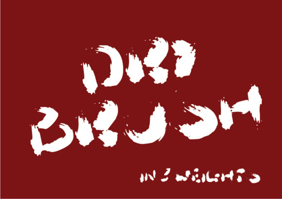 Dry Brush Font - Featured Image