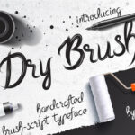 Dry Brush Font - Featured Image