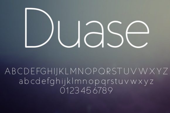 Duase Font - Featured Image