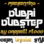 Dubai Dubstep Font - Featured Image