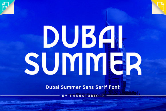 Dubai Summer Font - Featured Image