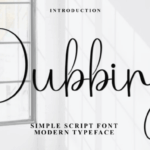 Dubbing Font - Featured Image