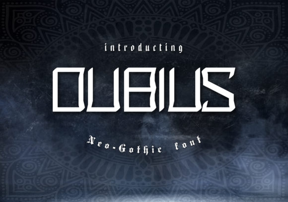 Dubius Font - Featured Image