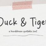 Duck & Tiger Font - Featured Image