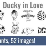 Ducky in Love Font - Featured Image