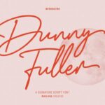Dunny Fuller Font - Featured Image