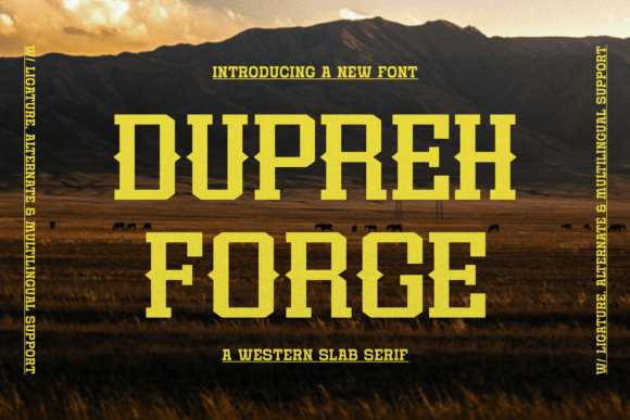 Dupreh Forge Font - Featured Image