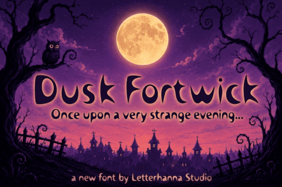 Dusk Fortwick Font - Featured Image