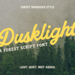 Dusklight Font - Featured Image