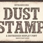 Dust Stamp Font - Featured Image