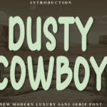 Dusty Cowboy Font - Featured Image