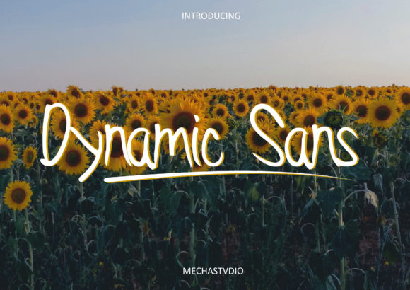Dynamic Sans Font - Featured Image