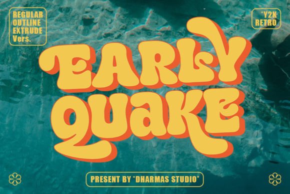 Early Quake Font - Featured Image