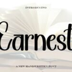 Earnest Font - Featured Image